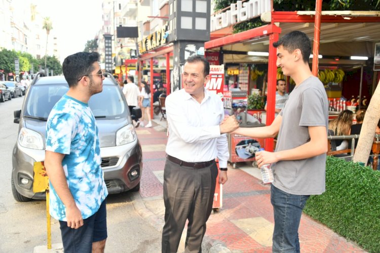 Başkan Özyiğit, Kushimoto Sokağı esnafını ziyaret etti